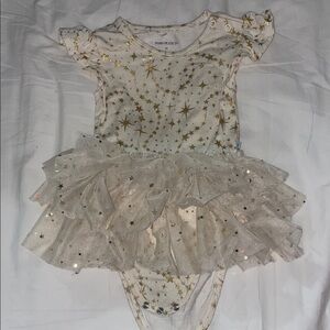 Posh Peanut Olympia tulle bodysuit dress 2T